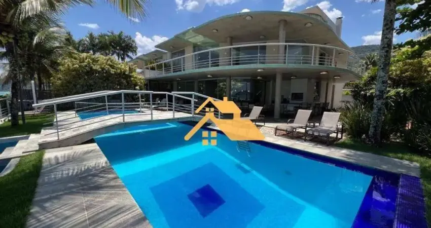 Casa com 6 dormitórios, 600 m² - venda por r$ 29.500.000,00 ou aluguel por r$ 16.000,02/dia - praia de juquehy - são sebastião/sp