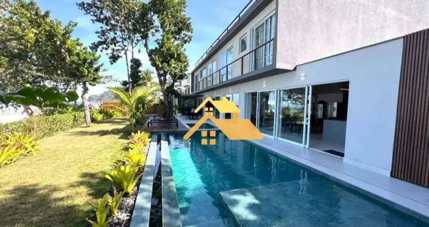 Casa com 5 dormitórios para alugar, 400 m² por r$ 28.000,01/dia - praia de juquehy - são sebastião/sp