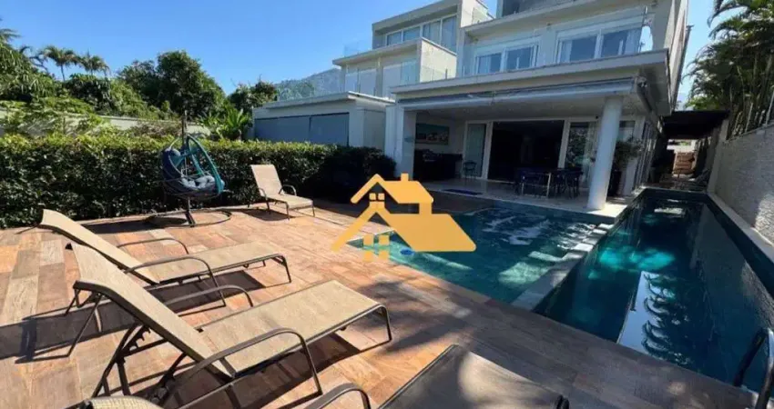 Casa com 6 dormitórios para alugar, 400 m² por r$ 33.000,00/dia - praia de juquehy - são sebastião/sp