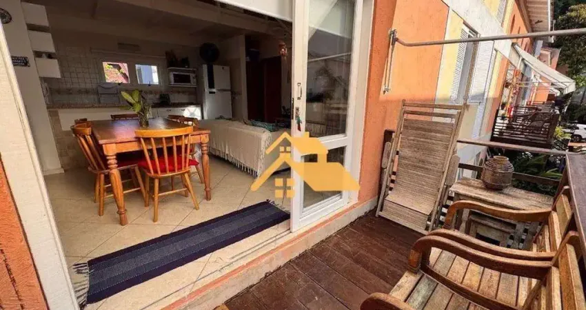 Condominio ancoradouro juquehy- flat com 2 dormitórios à venda, 80 m² por r$ 1.600.000 - praia de juquehy - são sebastião/sp