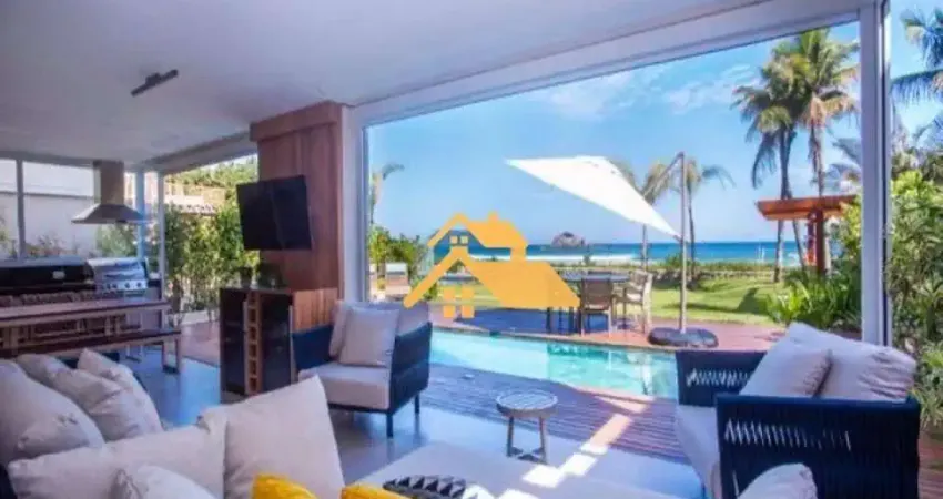 Casa com 7 dormitórios para alugar, 400 m² - praia de juquehy - são sebastião/sp