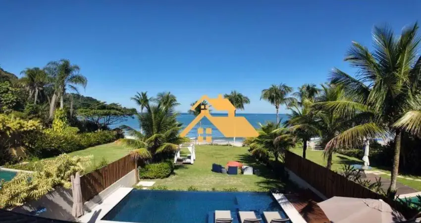 Mansão com 7 dormitórios  frente ao mar à venda, 365 m² por r$ 26.000.000 - praia de camburi - são sebastião/sp