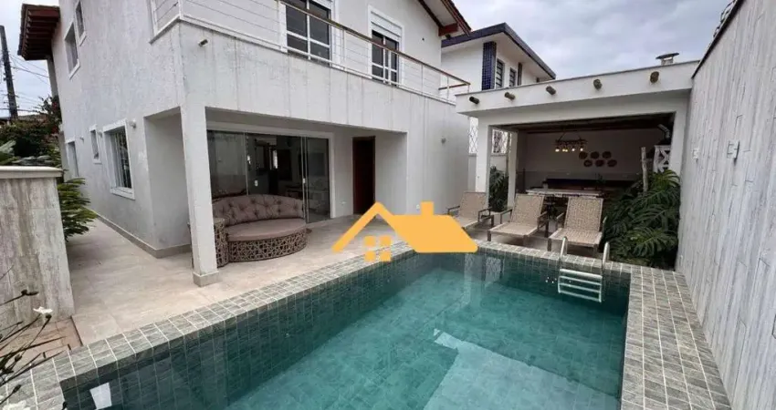 Casa com 3 dormitórios para alugar- praia de juquehy - são sebastião/sp