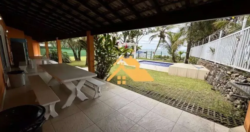 Casa com 5 dormitórios frente ao mar  para alugar - praia de maresias - são sebastião/sp