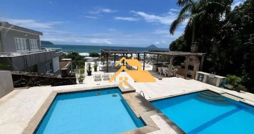 Casa com 6 dormitórios para alugar, 700 m² - praia de juquehy - são sebastião/sp