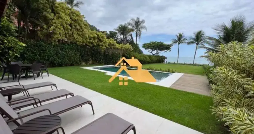 Mansão frente ao mar, master lll com 7 dormitórios à venda, 569 m² por r$ 26.000.000 - camburizinho - são sebastião/sp