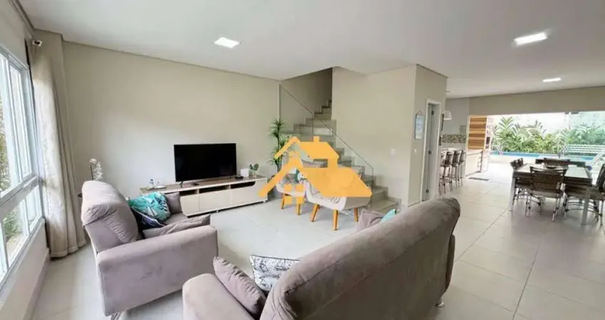 Sobrado com 4 dormitórios para alugar, 220 m² por r$ 15.000 mês - praia de juquehy - são sebastião/sp