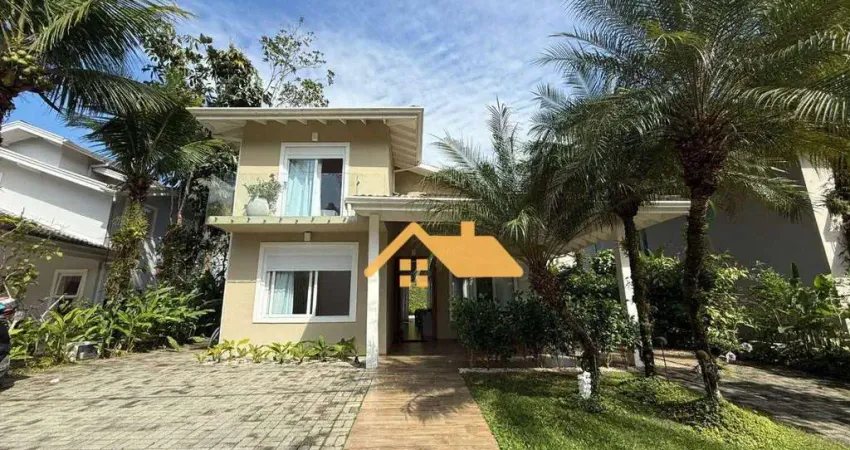 Casa com 4 dormitórios para alugar, 250 m² - praia da baleia - são sebastião/sp
