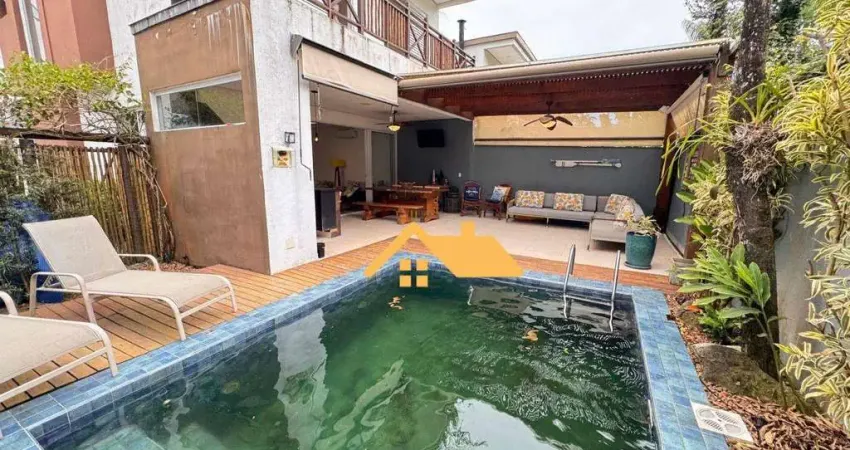 Sobrado com 4 dormitórios para alugar, 169 m² - praia de juquehy - são sebastião/sp