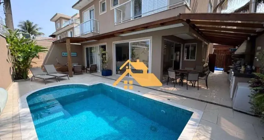 Casa com 5 dormitórios para alugar, 300 m² por r$ 9.800,00/dia - praia de juquehy - são sebastião/sp