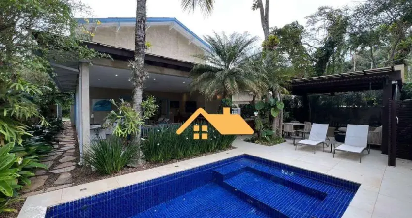 Casa com 5 dormitórios para alugar- praia da baleia - são sebastião/sp