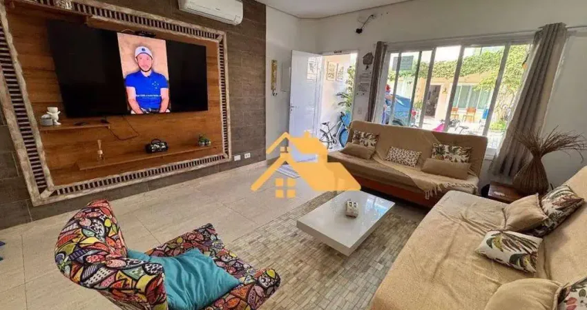 Casa com 3 dormitórios, 136 m² - venda por r$ 1.300.000,00 ou aluguel por r$ 8.660,01/mês - praia de juquehy - são sebastião/sp