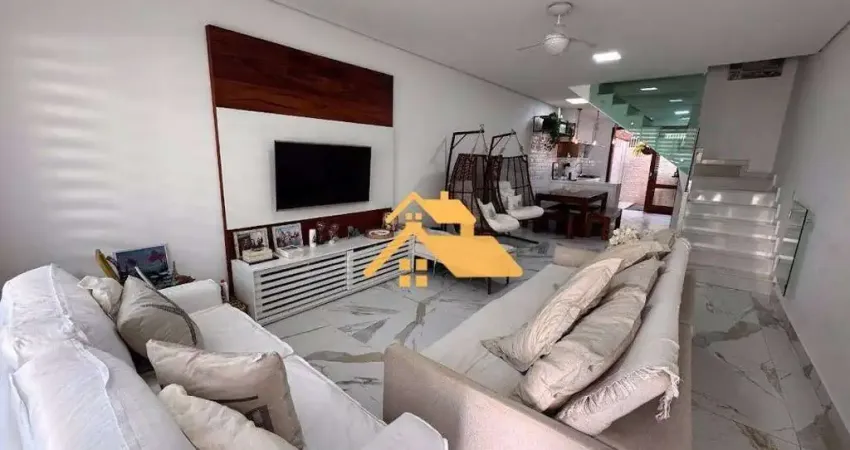 Casa com 3 dormitórios à venda, 136 m² por r$ 1.400.000,00 - praia de juquehy - são sebastião/sp