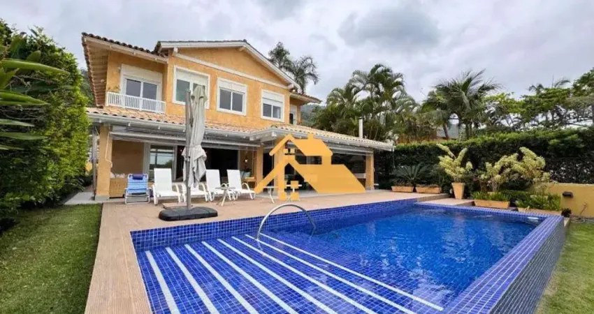 Casa com 5 dormitórios para alugar, 400 m² por r$ 15.000/dia - praia de juquehy - são sebastião/sp