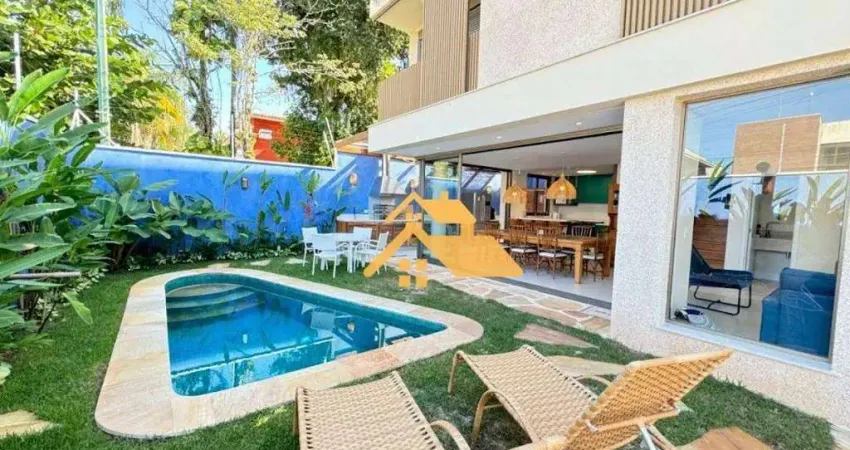 Casa em condomínio fechado com 5 quartos para alugar na Rua Doutor Silvio Borges, Juquehy, São Sebastião