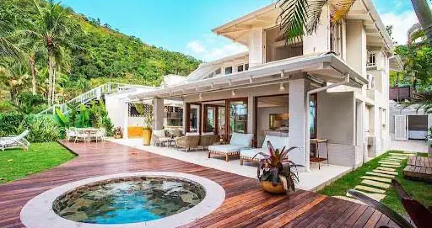 Casa com 5 dormitórios frente ao mar para temporada- praia de camburi - são sebastião/sp