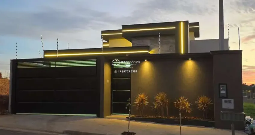 Casa para Venda em São José do Rio Preto, Setsul II, 3 dormitórios, 3 suítes, 4 banheiros, 2 vagas