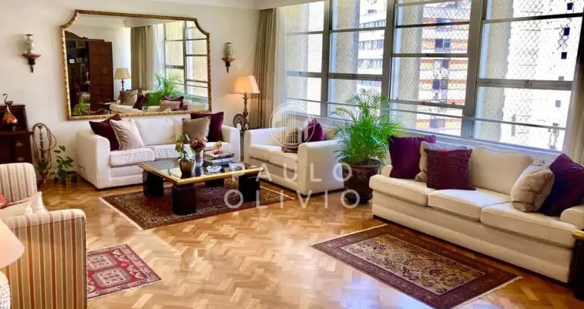 Imperdível apartamento de luxo em Higienópolis: 4 quartos, 2 suítes, 4 salas, 4 banheiros, 4 vagas. Próximo ao Shopping e ao metrô!