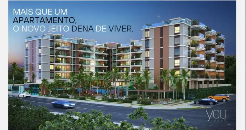 Apartamento para venda em lauro de freitas, buraquinho, 2 dormitórios, 1 suíte, 2 banheiros, 1 vaga