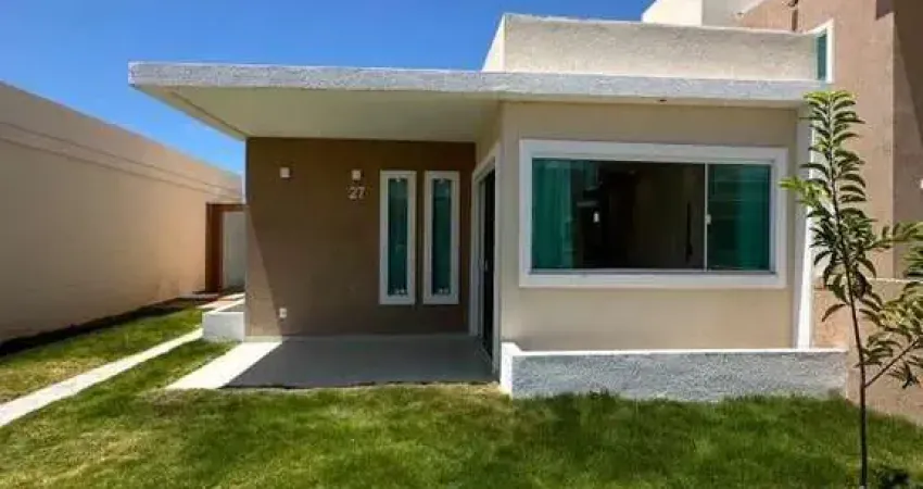 Casa em condomínio para venda em camaçari, nova abrantes (abrantes), 2 dormitórios, 1 suíte, 2 banheiros, 1 vaga