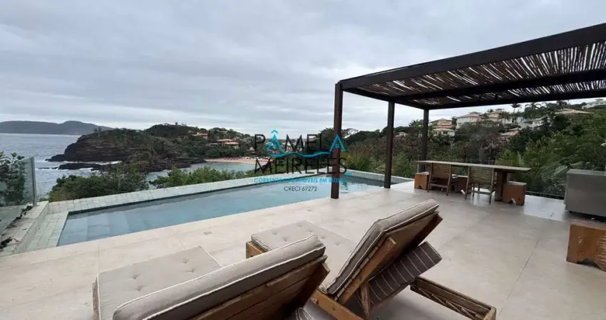 Magnífica casa 4 quartos com vista espetacular para o Mar Ferradurinha Armação de Búzios