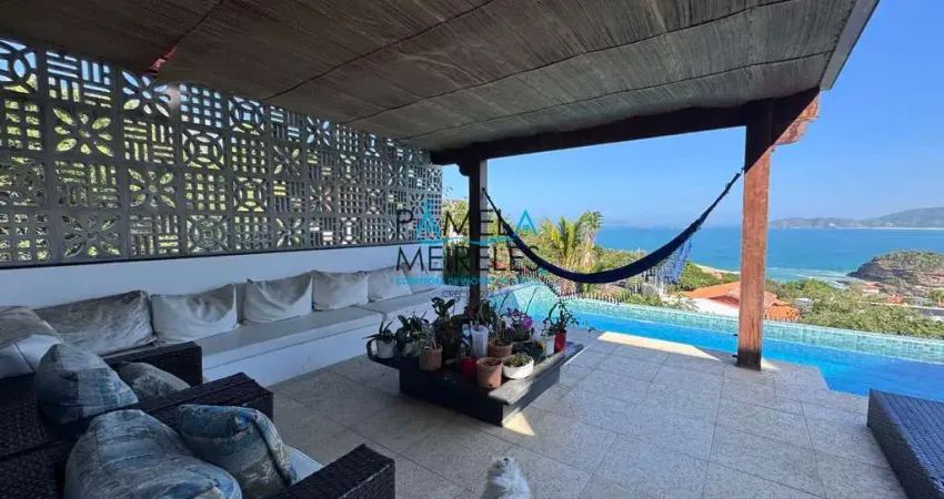 Maravilhosa casa 4 quartos com vista deslumbrante para o Mar Ferradurinha Armação de Búzios