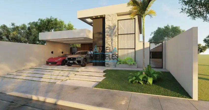 Linda casa 4 quartos em construção em condomínio alphaville cabo frio