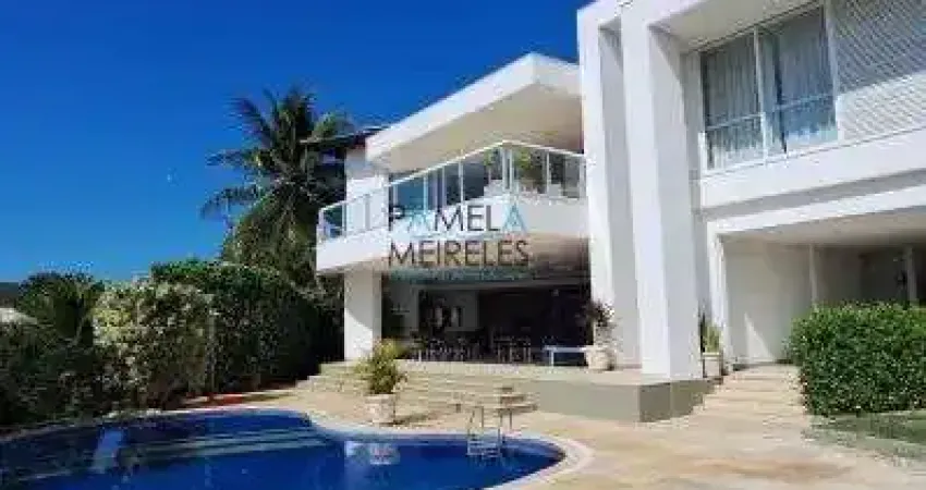 Espetacular casa 5 quartos em condomínio com vista deslumbrante para geribá armação de búzios
