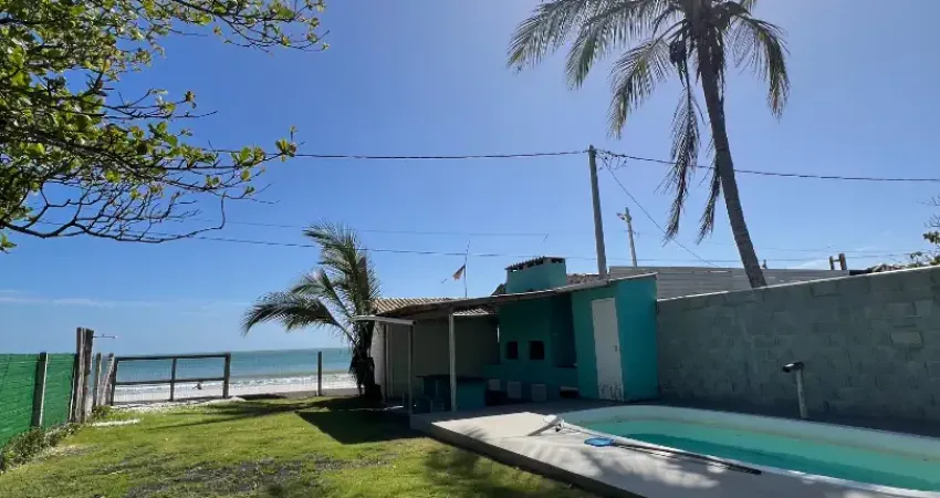 Terreno com duas casas pé na areia na praia dos ingleses! oportunidade única