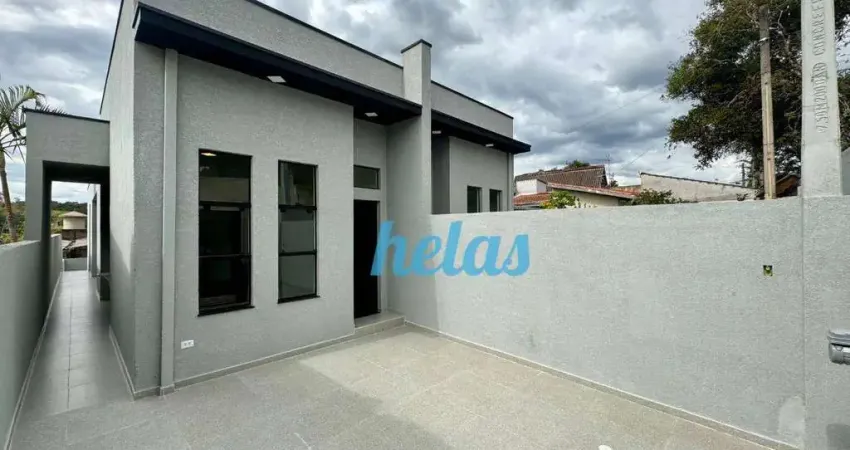 Casa térrea - 3 dorms (1 suíte) - sala com cozinha integrada - quintal - 2 gargs - 80m² - jardim imperial - atibaia/sp