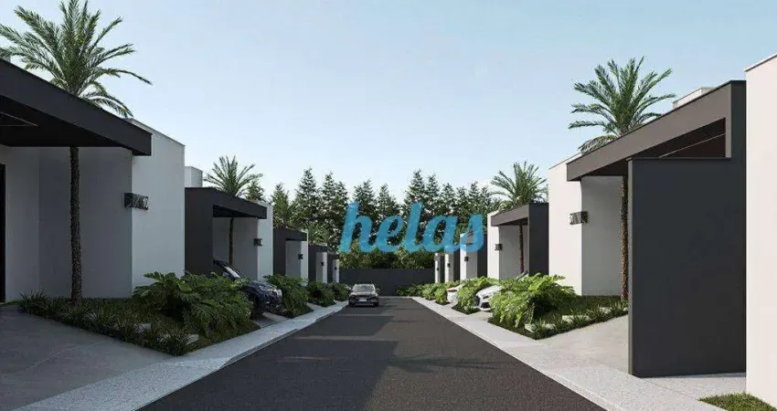 CASAS COM 137,68 m² À VENDA A PARTIR POR R$ 890.000,00 NO CONDOMÍNIO BELLA VISTA  RESIDENCIAL - BAIRRO CIDADADE NOVA - BOM JESUS DOS PERDÕES/SP.
