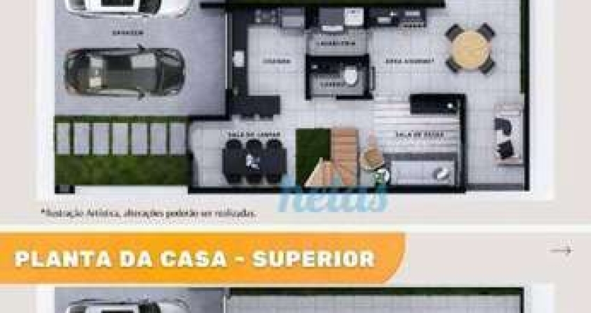 Casas com 115m² À VENDA POR R$ 790.000,00 NO CONDOMÍNIO KIMBALI ATIBAIA/SP.