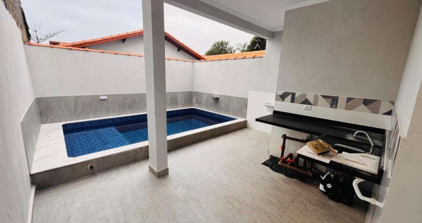 Casa para Venda em Itanhaém, Campos Elíseos, 3 dormitórios, 1 suíte, 2 banheiros, 2 vagas