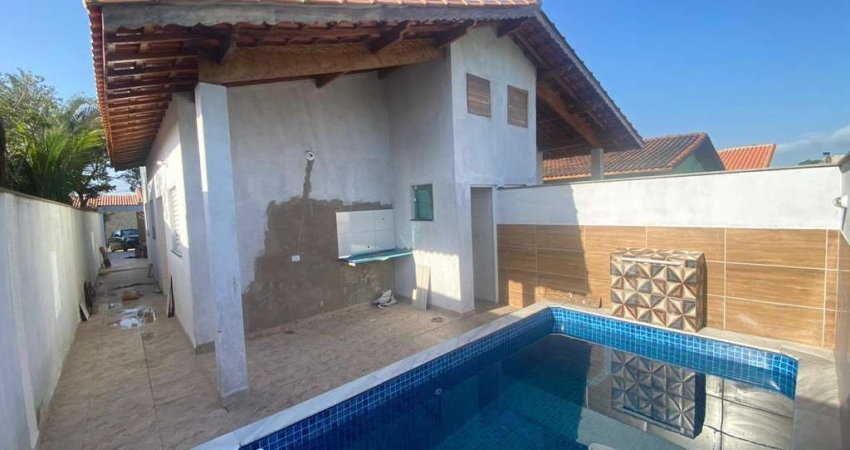 Casa para Venda em Itanhaém, Jardim Jamaica, 2 dormitórios, 1 suíte, 1 banheiro, 2 vagas