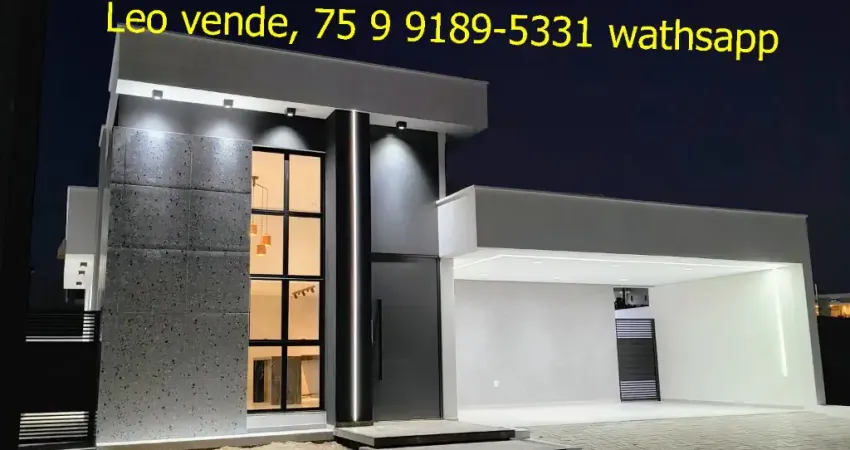 Linda casa Papagaio, 3 suítes, closet, piscina, goumert