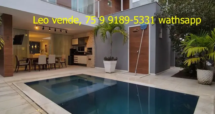 Linda casa Sim, 44 c 3 suítes, closet, piscina, goumert