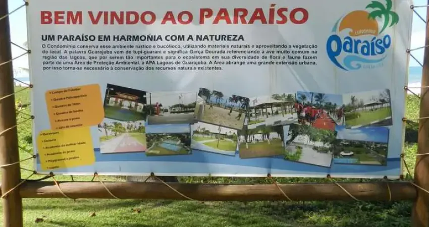 Terreno em condomínio fechado à venda na Rua Saramonete, 254, Guarajuba, Camaçari