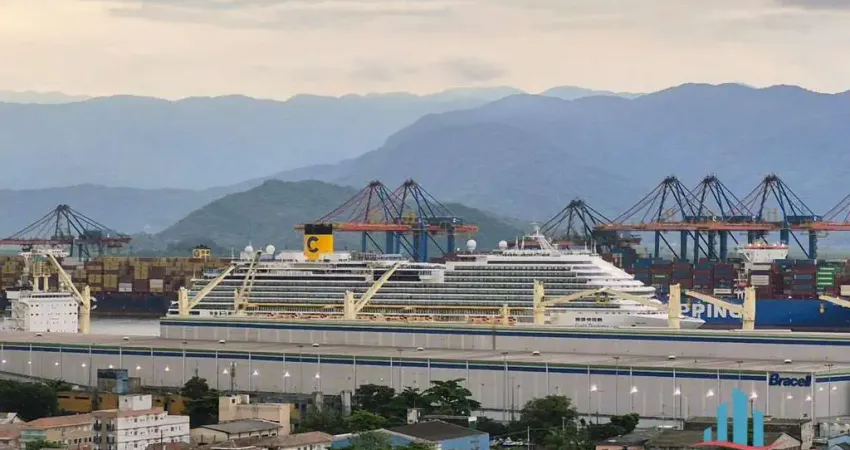 Apartamento com 2 quartos à venda na Rua Dona Maria Máximo, Ponta da Praia, Santos