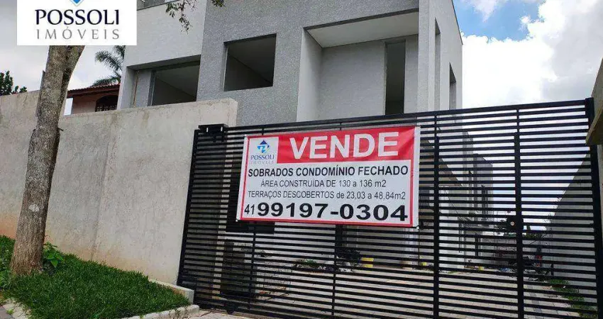 Sobrado com 03 dormitórios à venda, 152 m² por R$ 880.000 - Vista Alegre - Curitiba/PR