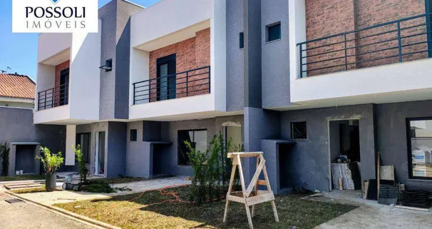 Sobrado com 03 dormitórios à venda, 111 m² por r$ 739.900 - uberaba - curitiba/pr