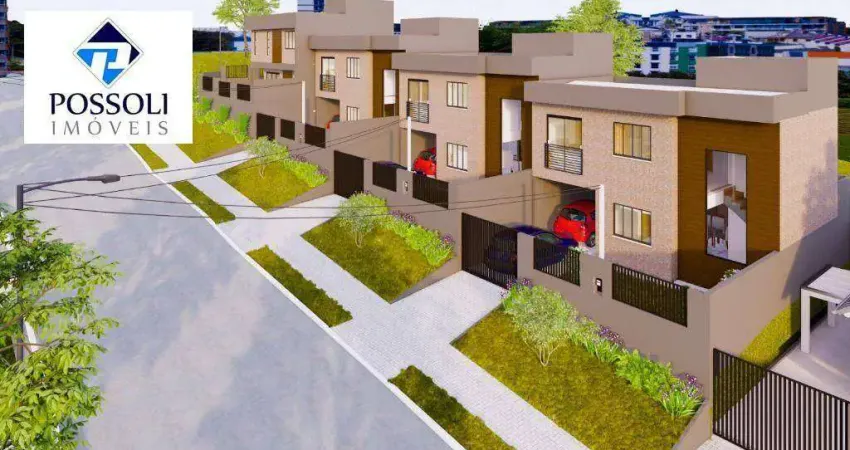 Sobrado com 3 dormitórios à venda, 107 m² por r$ 660.000 - barreirinha - curitiba/pr