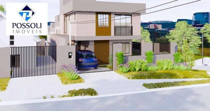 Sobrado de esquina 02 dormitórios, suíte 101,51 m2 barreirinha