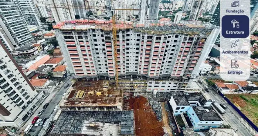 Apartamento no ipiranga com suíte e varanda gourmet – em obras