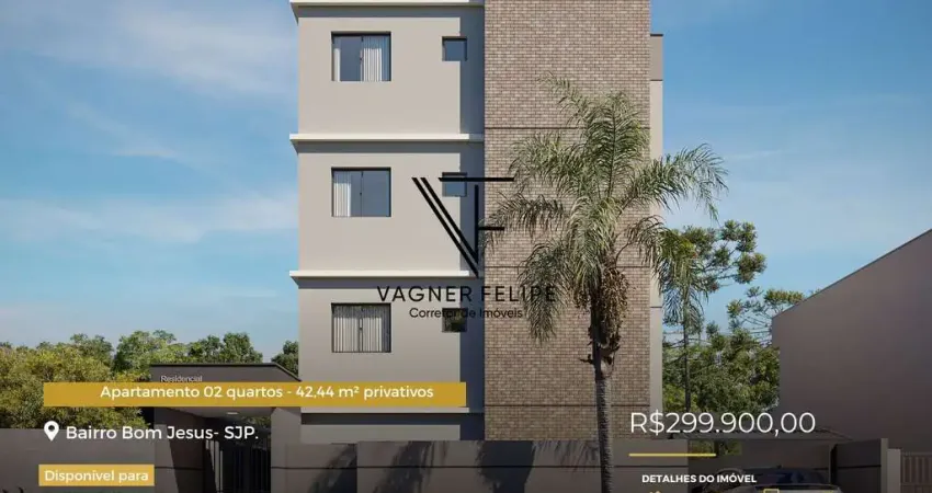 Apartamento com 2 quartos à venda na Rua Barão do Cerro Azul, Bom Jesus, São José dos Pinhais