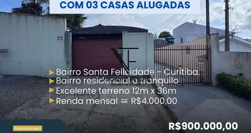 Terreno à venda na Rua Padre Colbacchini, Santa Felicidade, Curitiba