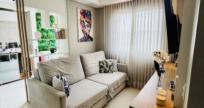 Apartamento 2 dormitórios mobiliado, Rios Miguel yunes