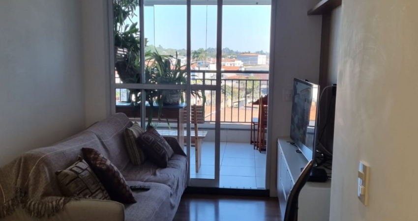 Apartamento de 64 metros, varanda com churrasqueira