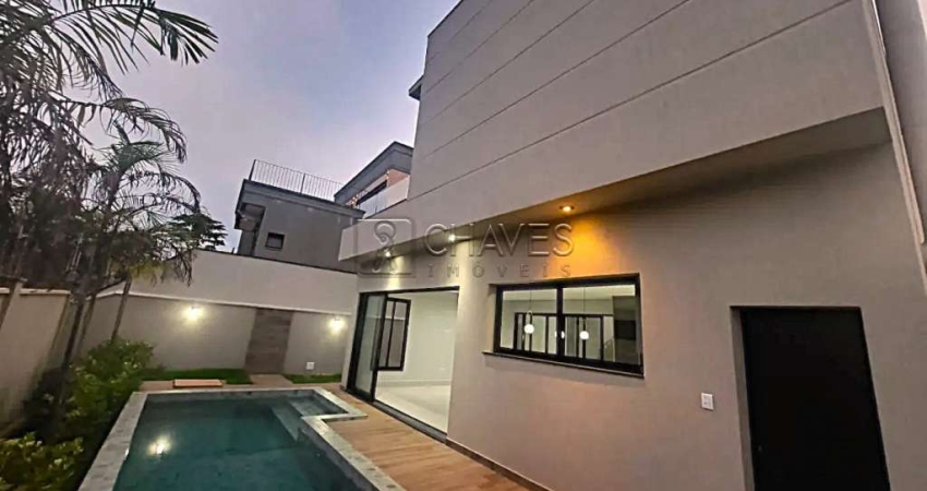 Casa condomínio 4 suítes para venda e locação no condomínio Alphaville III, 320 m2, Zona Sul de Ribeirão Preto