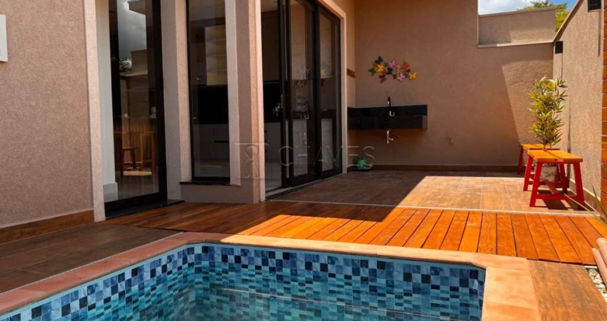 Casa de 3 quartos à venda no condomínio Residencial Valência, 149,45 m², Bonfim Paulista, Ribeirão Preto