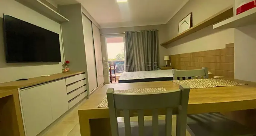 Flat mobiliado de 35 m² para alugar no edifício infinity residencial, zona sul de ribeirão preto